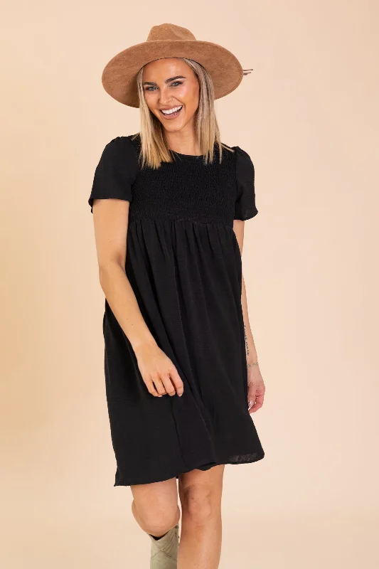 Midi dresses with satin - finish fabrics for a luxurious feel Flowy Skirt Smocked Bodice Midi Woven Dress Midi dresses with satin - finish fabrics for a luxurious feel Flowy Skirt Smocked Bodice Midi Woven Dress