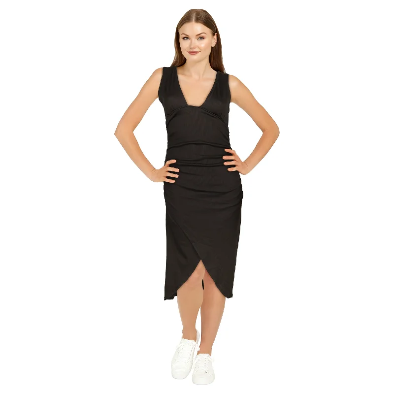 Mini dresses with gathered skirts for a voluminous effect Women's Deep V-Neck Wrap Dress Mini dresses with gathered skirts for a voluminous effect Women's Deep V-Neck Wrap Dress
