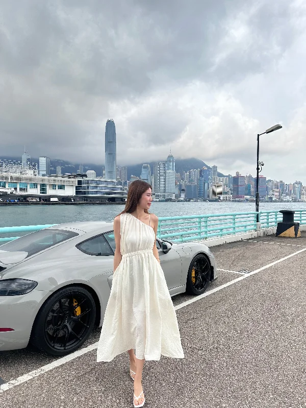 Midi dresses with mesh inserts for a trendy and breathable option Greek with Pockets Maxi Dress Midi dresses with mesh inserts for a trendy and breathable option Greek with Pockets Maxi Dress