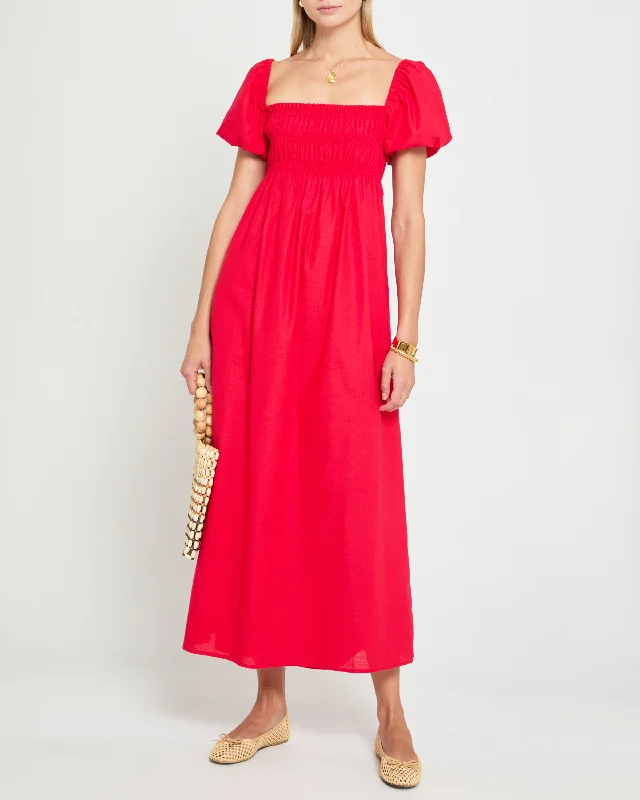 Midi dresses with bow accents for a sweet and charming look Laing Dress