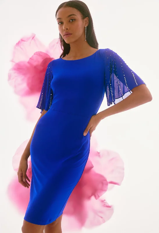 Midi dresses with fringe details for a fun and energetic style Knee-length Sheath Dress Midi dresses with fringe details for a fun and energetic style Knee-length Sheath Dress