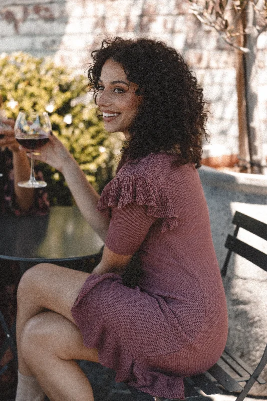 Mini dresses with beaded embellishments for a fancy event Tru Knitted Mini Dress - Sienna Mini dresses with beaded embellishments for a fancy event Tru Knitted Mini Dress - Sienna