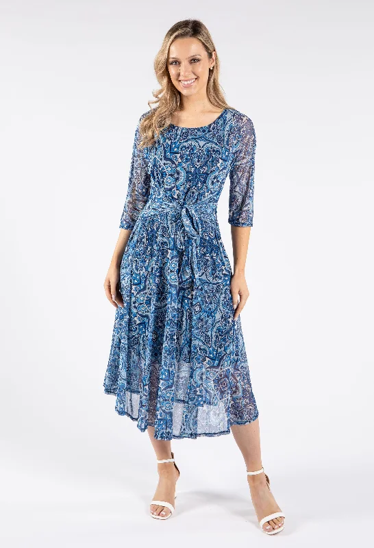 Midi dresses with button - front designs for a classic touch Mesh Midi Tie Waist Dress Midi dresses with button - front designs for a classic touch Mesh Midi Tie Waist Dress