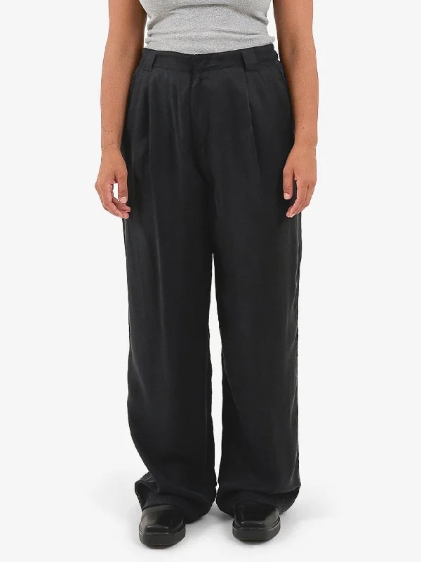 Palazzo Style Women's Printed Trousers in Bohemian PatternsArtisan Cupro Pant - Black Palazzo Style Women's Printed Trousers in Bohemian PatternsArtisan Cupro Pant - Black