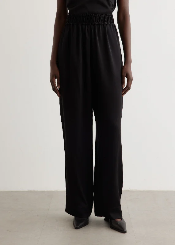 Plus Size Women's Drawstring - Waist Loungewear Pants in Soft FabricsGathered Pants