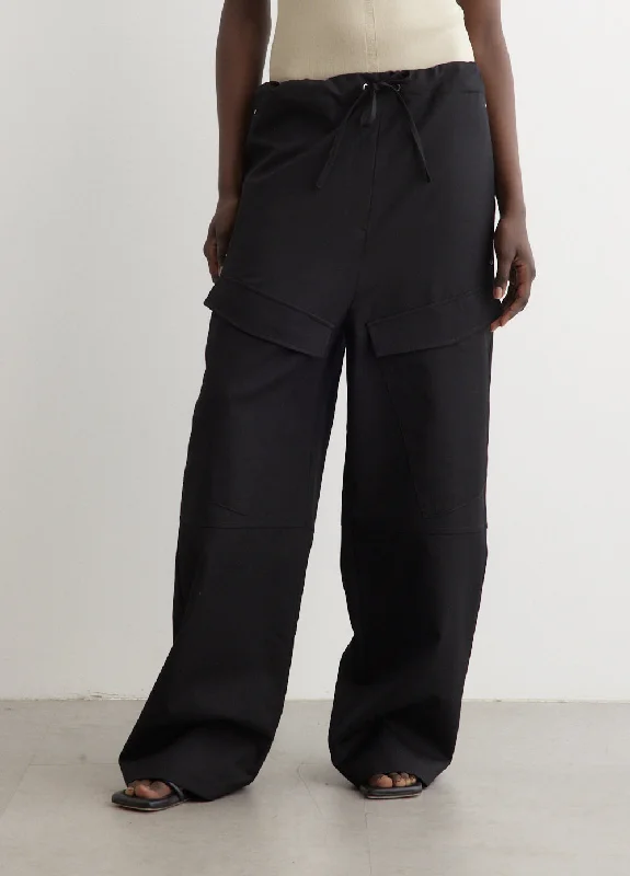 Wide - Leg Women's Chiffon Palazzo Pants for a Flowy AppealHerb Trousers