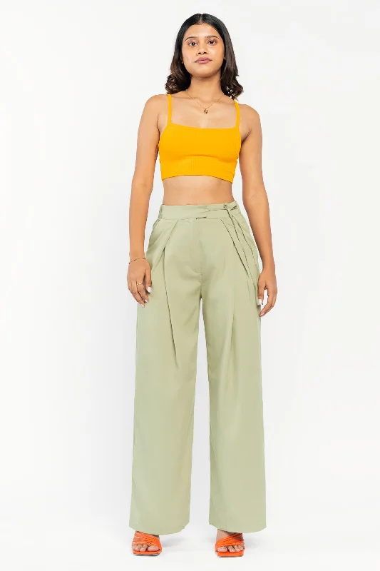 Ankle - Length Women's Printed Joggers for TravelingJapanese Knot Trouser