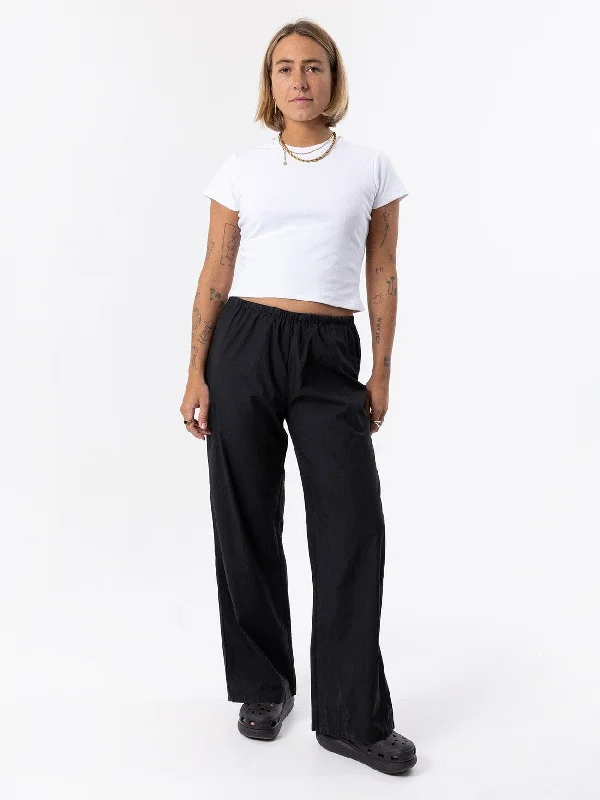 Ankle - Length Women's Printed Joggers for TravelingLeighton Pant - Black