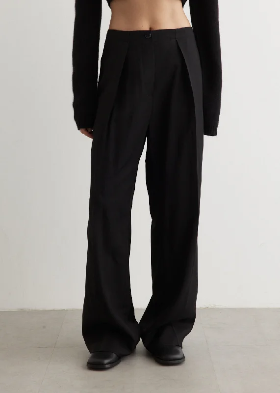 Women's Straight - Leg Linen Pants for a Breezy Summer LookPernille Jaq Herringbone Trousers Women's Straight - Leg Linen Pants for a Breezy Summer LookPernille Jaq Herringbone Trousers