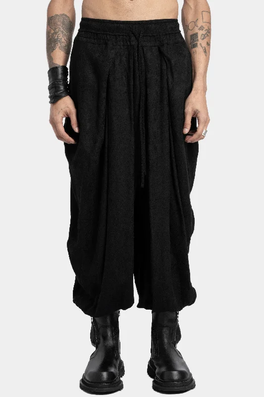 Plus Size Women's Drawstring - Waist Loungewear Pants in Soft FabricsRayon jacquard balloon prayer pants Plus Size Women's Drawstring - Waist Loungewear Pants in Soft FabricsRayon jacquard balloon prayer pants