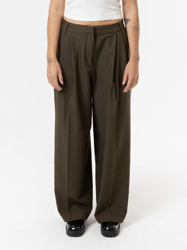Cropped Women's Corduroy Pants in Autumn ColorsRemy Trouser - Tarmac