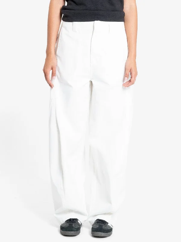 Plus Size Women's Patchwork - Design Jeans for a Unique AppearanceRonnie Distill Pant - White Plus Size Women's Patchwork - Design Jeans for a Unique AppearanceRonnie Distill Pant - White
