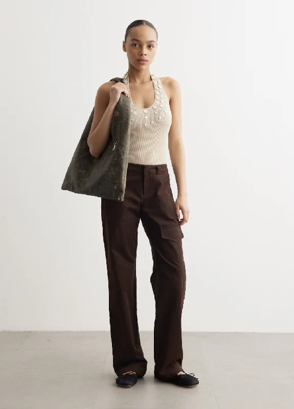 Cigarette Style Women's Printed Linen Blend Pants for Casual DaysUrone Pants