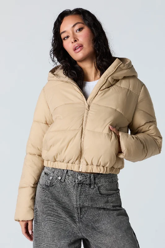 Women's pea coats with brass buttons for a nautical - inspired styleNylon Hooded Puffer Jacket Women's pea coats with brass buttons for a nautical - inspired styleNylon Hooded Puffer Jacket