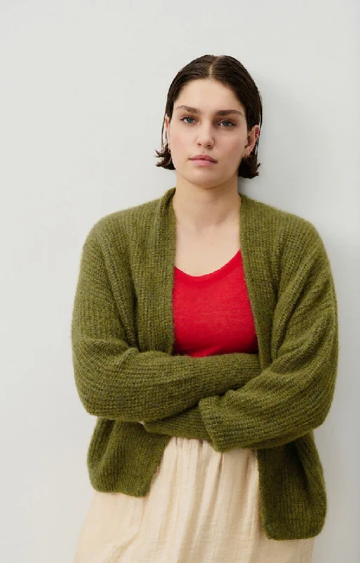 organic cotton women cardigan for an eco - friendly choiceCardigan East19a Kiwi-Chine