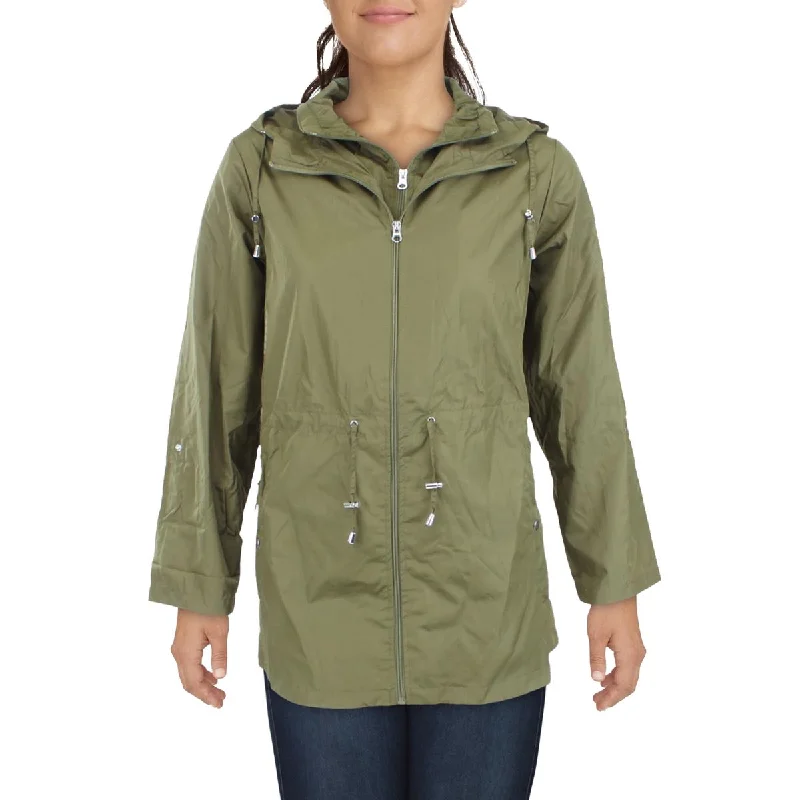 Women's long - sleeve wool coats in a houndstooth pattern for a classic charmAvenue Womens Plus Lightweight Short Windbreaker Jacket Women's long - sleeve wool coats in a houndstooth pattern for a classic charmAvenue Womens Plus Lightweight Short Windbreaker Jacket