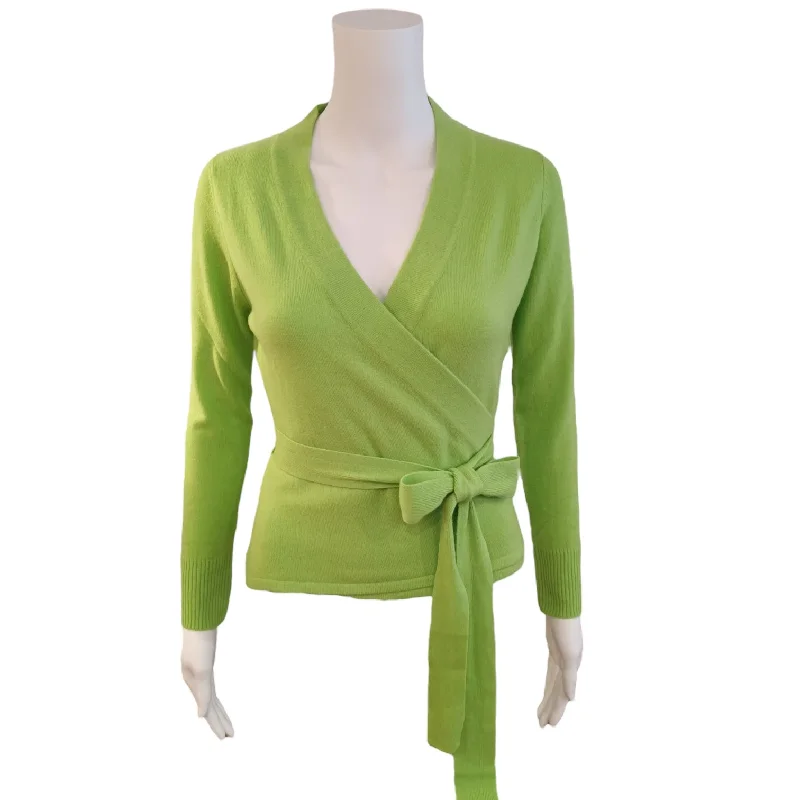 oversized women cardigan for a trendy and cozy lookBallet Wrap Cardigan in Lime Green oversized women cardigan for a trendy and cozy lookBallet Wrap Cardigan in Lime Green