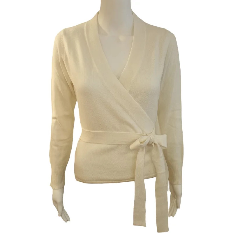 plus size women cardigan for comfortable layeringBallet Wrap Cardigan in Winter White plus size women cardigan for comfortable layeringBallet Wrap Cardigan in Winter White
