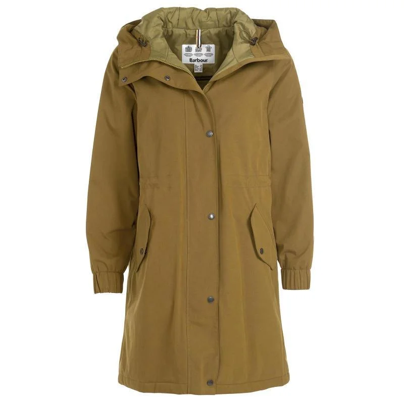 Embroidered women's cotton coats in a bohemian pattern for a unique designBarbour Hauxley Ladies Waterproof Jacket - Nori Green/Dusky Green Embroidered women's cotton coats in a bohemian pattern for a unique designBarbour Hauxley Ladies Waterproof Jacket - Nori Green/Dusky Green