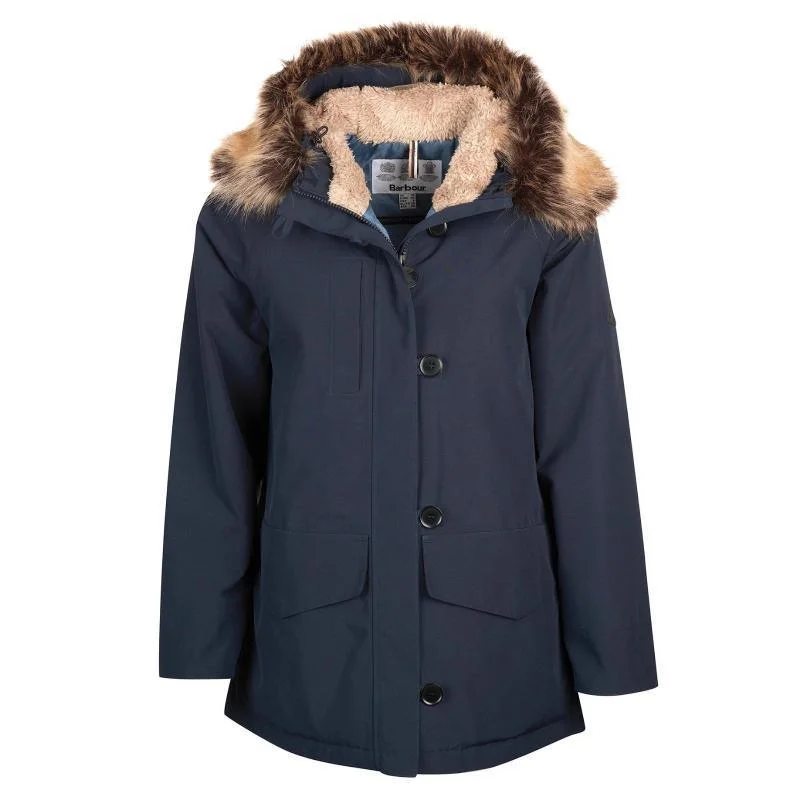 Hooded women's puffer coats in neon colors for high - visibility sportsBarbour Warkworth Ladies Waterproof Jacket - Navy/Dark Chambray Hooded women's puffer coats in neon colors for high - visibility sportsBarbour Warkworth Ladies Waterproof Jacket - Navy/Dark Chambray
