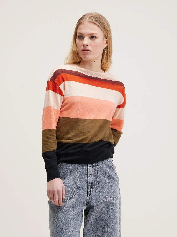 oversized women cardigan for a trendy and cozy lookPullover Senia42 T13 Senia42 T1302s Stripe-B oversized women cardigan for a trendy and cozy lookPullover Senia42 T13 Senia42 T1302s Stripe-B