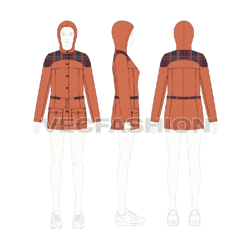 Petite women's wool blend coats with a tailored fit for a flattering silhouetteWomen's Classic Anorak Jacket Petite women's wool blend coats with a tailored fit for a flattering silhouetteWomen's Classic Anorak Jacket
