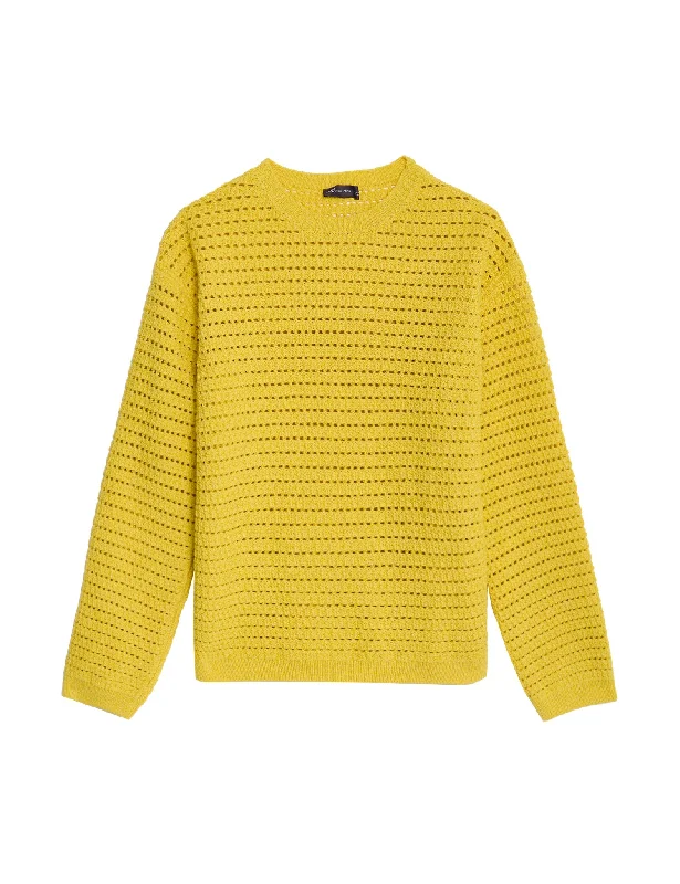 machine washable women cardigan for easy careCotton Rich Textured Crew Neck Jumper