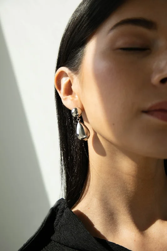 open front women cardigan for easy stylingDROP PENDANT EARRING
