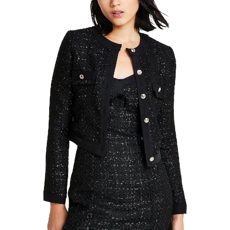 Belted women's cashmere coats in soft pastels for a luxurious feelGuess Womens Clarissa Tweed Jacket Tweed Short Trucker Jacket Belted women's cashmere coats in soft pastels for a luxurious feelGuess Womens Clarissa Tweed Jacket Tweed Short Trucker Jacket