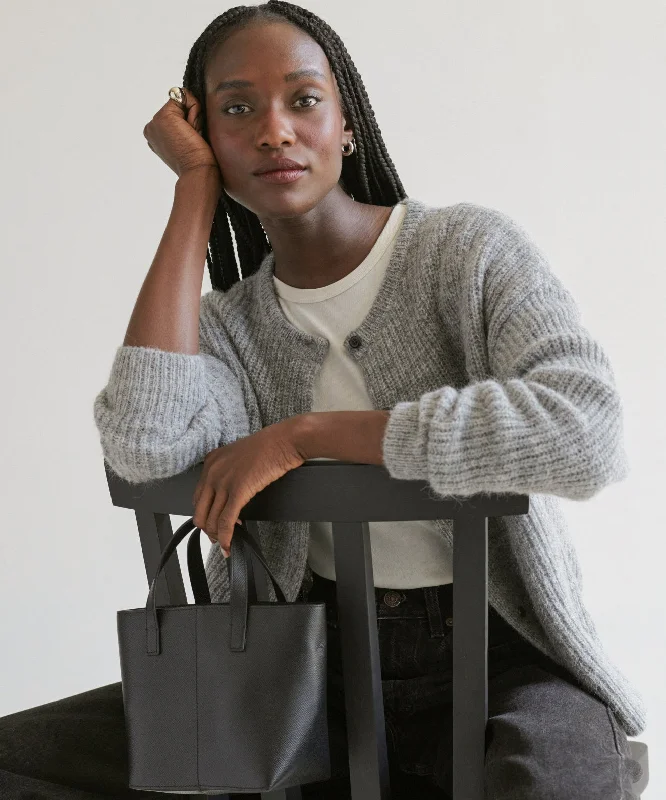 cropped women cardigan to pair with high - waisted jeansHayes Crewneck Cardigan