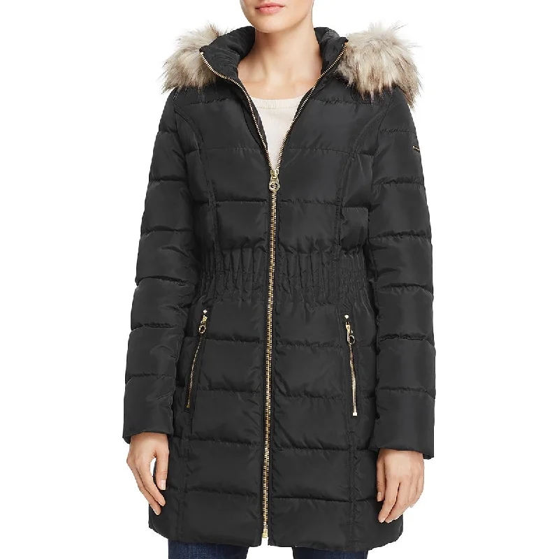Women's reversible down coats with two - tone designs for versatile stylingLaundry by Shelli Segal Womens Quilted Warm Parka Coat Women's reversible down coats with two - tone designs for versatile stylingLaundry by Shelli Segal Womens Quilted Warm Parka Coat