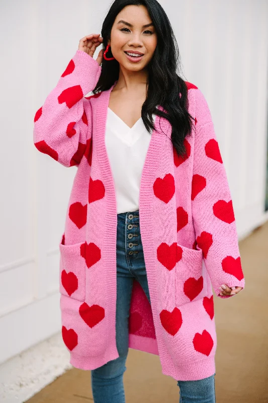cashmere blend women cardigan for a luxurious feelLooking At You Pink Heart Cardigan cashmere blend women cardigan for a luxurious feelLooking At You Pink Heart Cardigan