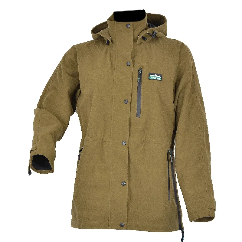 Women's cropped leather coats with silver studs for an edgy lookRidgeline Monsoon II Ladies Waterproof Jacket - Teak Women's cropped leather coats with silver studs for an edgy lookRidgeline Monsoon II Ladies Waterproof Jacket - Teak