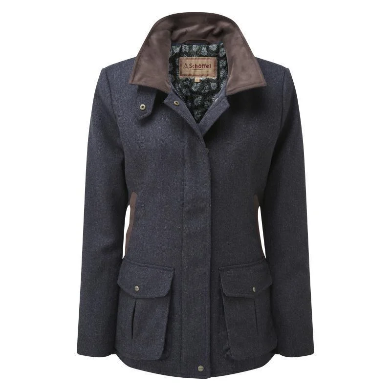 Women's faux fur coats in bright colors for a bold fashion statementSchoffel Ladies Lilymere Tweed Jacket - Navy Herringbone Tweed Women's faux fur coats in bright colors for a bold fashion statementSchoffel Ladies Lilymere Tweed Jacket - Navy Herringbone Tweed