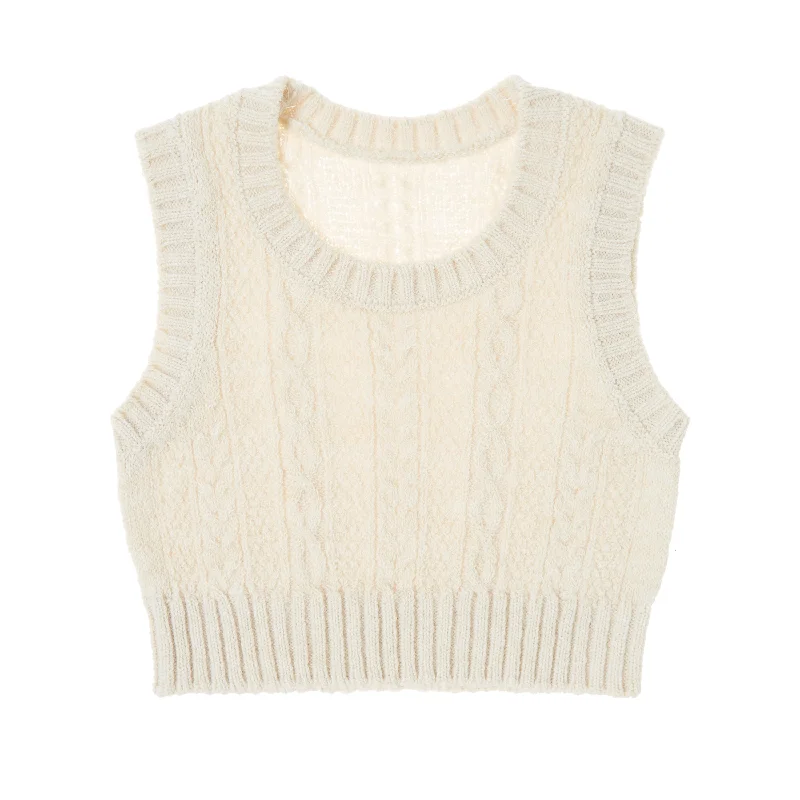 sequin embellished women cardigan for special occasionsTocoto Vintage Off White Knitted Vest sequin embellished women cardigan for special occasionsTocoto Vintage Off White Knitted Vest