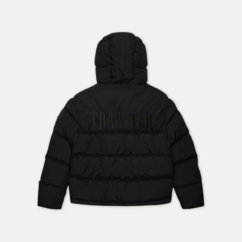 Women's pea coats with brass buttons for a nautical - inspired styleTrapstar Decoded Hooded Puffer 2.0 Jacket - Blackout Women's pea coats with brass buttons for a nautical - inspired styleTrapstar Decoded Hooded Puffer 2.0 Jacket - Blackout