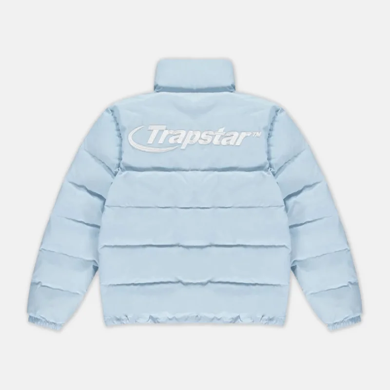 Women's longline double - breasted camel coats for a sophisticated lookTrapstar Hyperdrive 2.0 Bomber Jacket - Sky Blue Women's longline double - breasted camel coats for a sophisticated lookTrapstar Hyperdrive 2.0 Bomber Jacket - Sky Blue