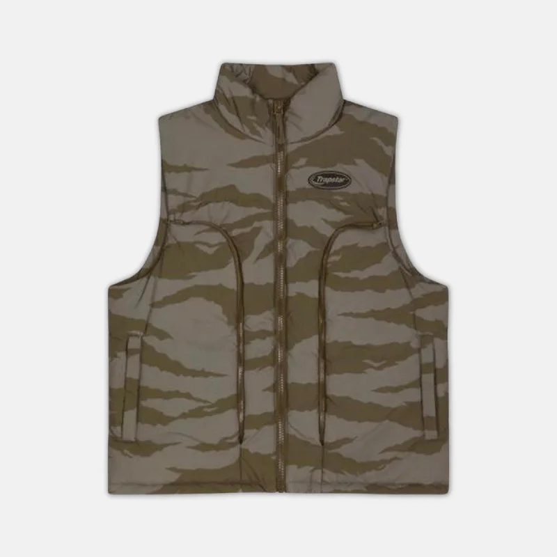 Oversized women's wool coats in a monochromatic look for a trendy outfitTrapstar Hyperdrive Gilet - Camo Oversized women's wool coats in a monochromatic look for a trendy outfitTrapstar Hyperdrive Gilet - Camo