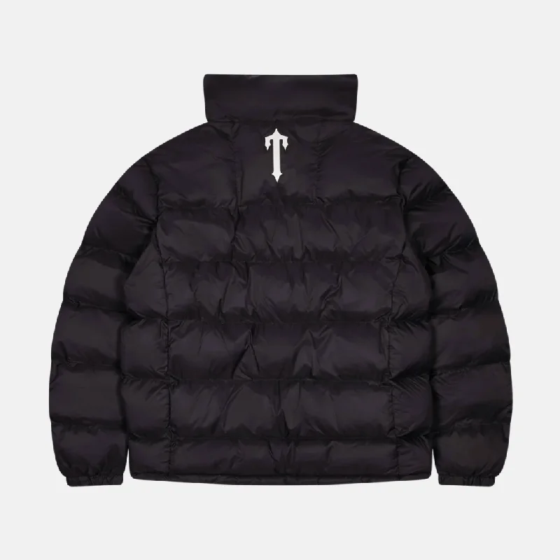 Quilted down women's coats with removable hoods for outdoor activitiesTrapstar Irongate It's A Secret Puffer Jacket - Black Quilted down women's coats with removable hoods for outdoor activitiesTrapstar Irongate It's A Secret Puffer Jacket - Black