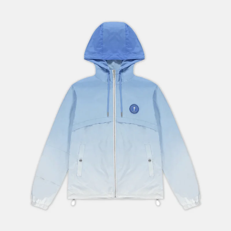 Hooded women's puffer coats in neon colors for high - visibility sportsTrapstar Irongate T Windbreaker - Gradient Blue Hooded women's puffer coats in neon colors for high - visibility sportsTrapstar Irongate T Windbreaker - Gradient Blue