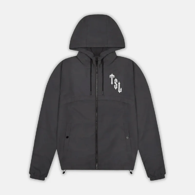 Women's long - sleeve wool coats in a houndstooth pattern for a classic charmTrapstar Shooters Windbreaker - Black/Reflective Women's long - sleeve wool coats in a houndstooth pattern for a classic charmTrapstar Shooters Windbreaker - Black/Reflective