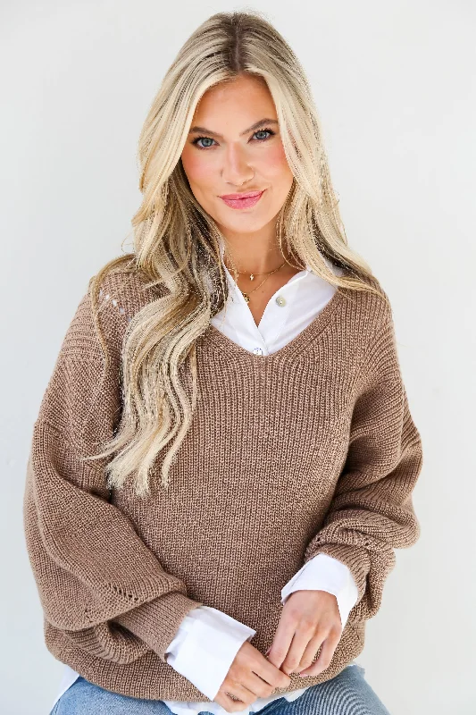 V - Neck Women's Ribbed Wool Sweaters for FallV - Neck Women's Ribbed Wool Sweaters for FallFINAL SALE - Adored Effect Beige Oversized Sweater V - Neck Women's Ribbed Wool Sweaters for FallV - Neck Women's Ribbed Wool Sweaters for FallFINAL SALE - Adored Effect Beige Oversized Sweater