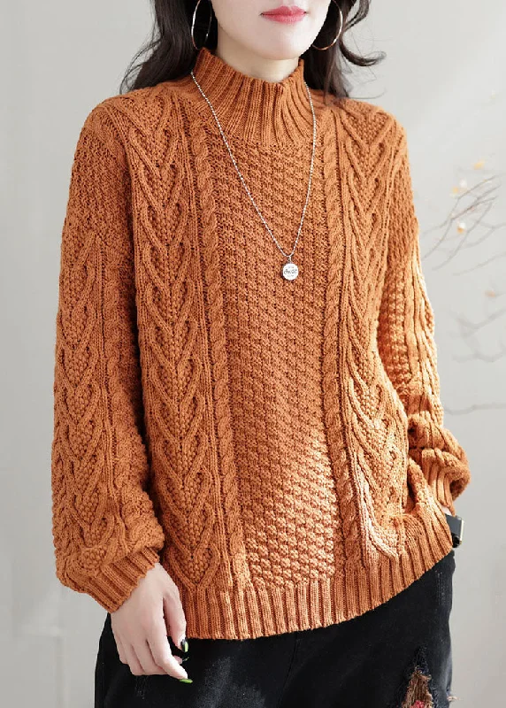 Plus Size Women's Sequined Sweaters for Special OccasionsPlus Size Women's Sequined Sweaters for Special OccasionsBohemian Orange High Neck Chunky Oversized Cable Knit Sweater Winter Plus Size Women's Sequined Sweaters for Special OccasionsPlus Size Women's Sequined Sweaters for Special OccasionsBohemian Orange High Neck Chunky Oversized Cable Knit Sweater Winter