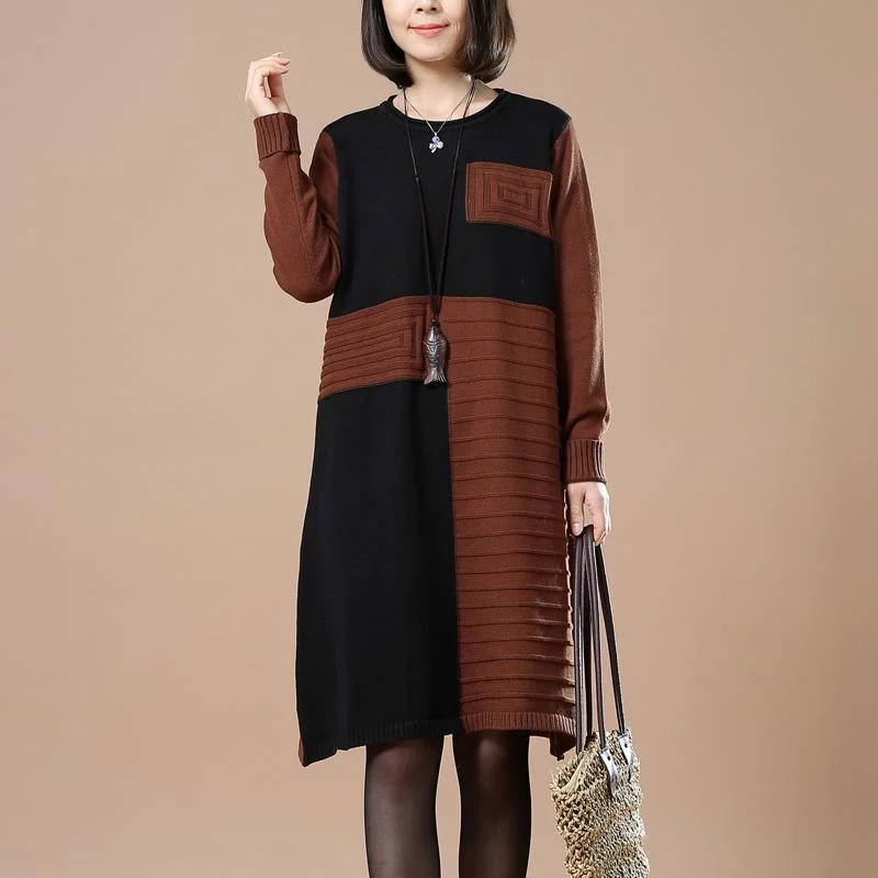 High - Low Hem Women's Cashmere - Blended SweatersHigh - Low Hem Women's Cashmere - Blended SweatersBrick red blocks women sweaters oversized dress High - Low Hem Women's Cashmere - Blended SweatersHigh - Low Hem Women's Cashmere - Blended SweatersBrick red blocks women sweaters oversized dress