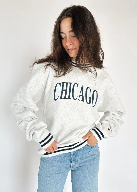 Plus Size Women's Belted Cable Knit SweatersPlus Size Women's Belted Cable Knit SweatersChicago Champion Striped Rib Crewneck - Midnight Navy Plus Size Women's Belted Cable Knit SweatersPlus Size Women's Belted Cable Knit SweatersChicago Champion Striped Rib Crewneck - Midnight Navy