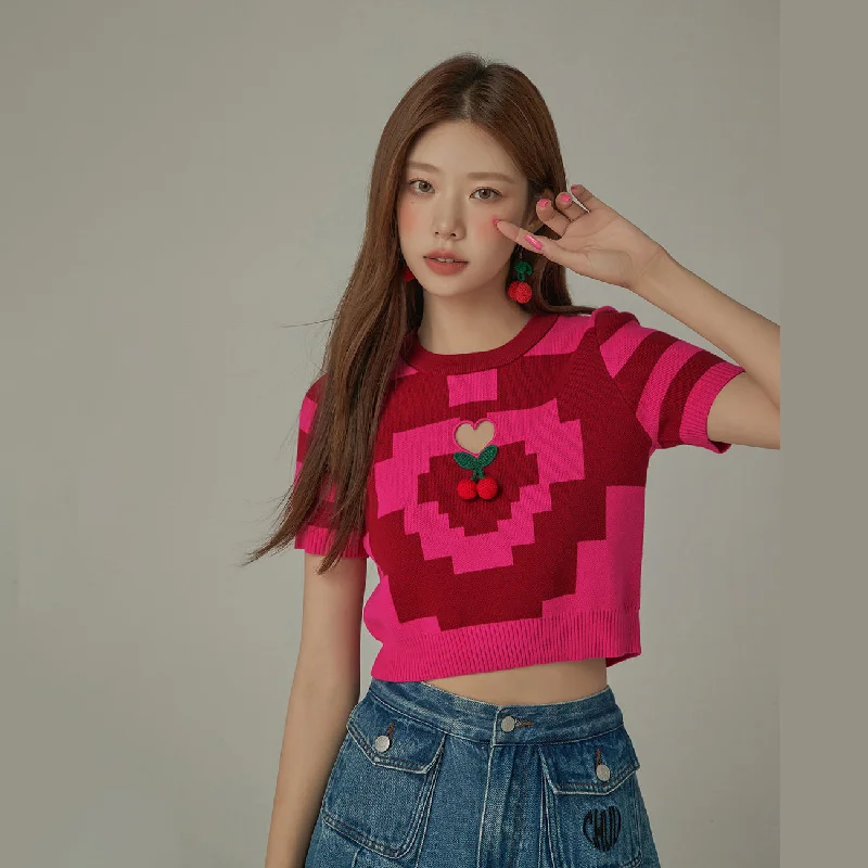 Cropped Women's Angora Blend Sweaters for a Trendy LookCropped Women's Angora Blend Sweaters for a Trendy LookPixel Pattern Heart Cutout Color Knit Sweater Cropped Women's Angora Blend Sweaters for a Trendy LookCropped Women's Angora Blend Sweaters for a Trendy LookPixel Pattern Heart Cutout Color Knit Sweater