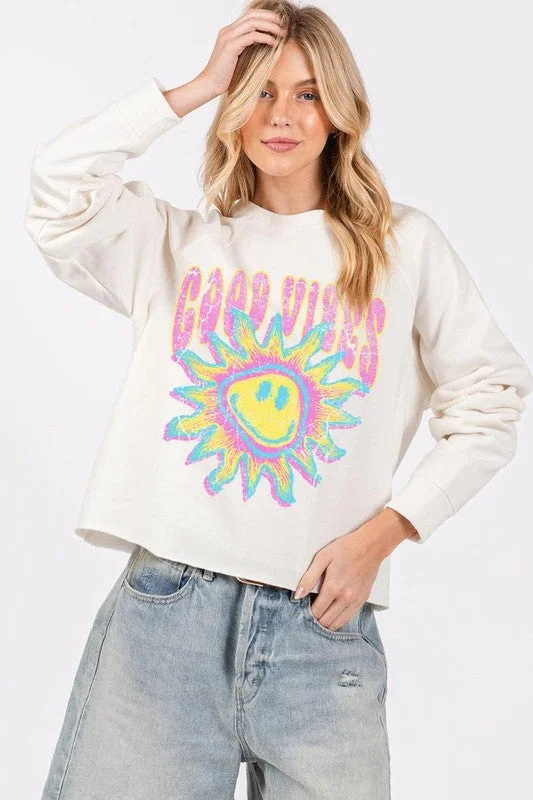 Cropped Women's Angora Blend Sweaters for a Trendy LookCropped Women's Angora Blend Sweaters for a Trendy LookGood Vibes Sweatshirt Cropped Women's Angora Blend Sweaters for a Trendy LookCropped Women's Angora Blend Sweaters for a Trendy LookGood Vibes Sweatshirt