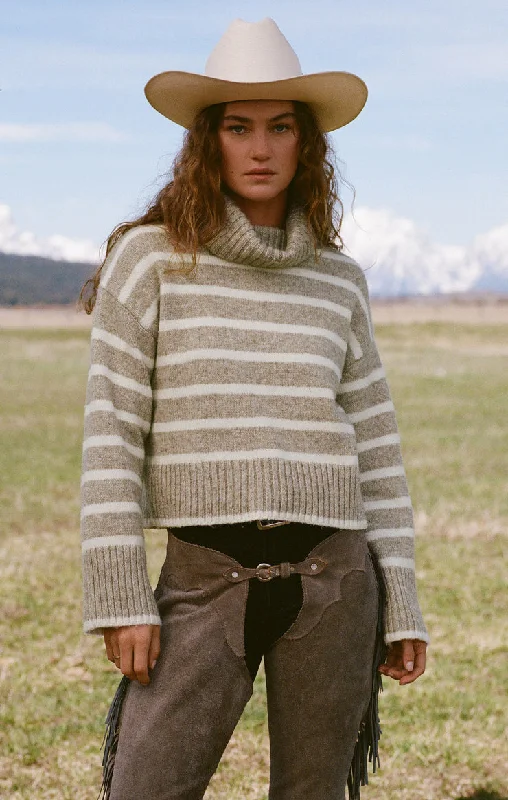 Cropped Women's Angora Blend Sweaters for a Trendy LookCropped Women's Angora Blend Sweaters for a Trendy LookJosephine Stripe Sweater in Heather Taupe Cropped Women's Angora Blend Sweaters for a Trendy LookCropped Women's Angora Blend Sweaters for a Trendy LookJosephine Stripe Sweater in Heather Taupe