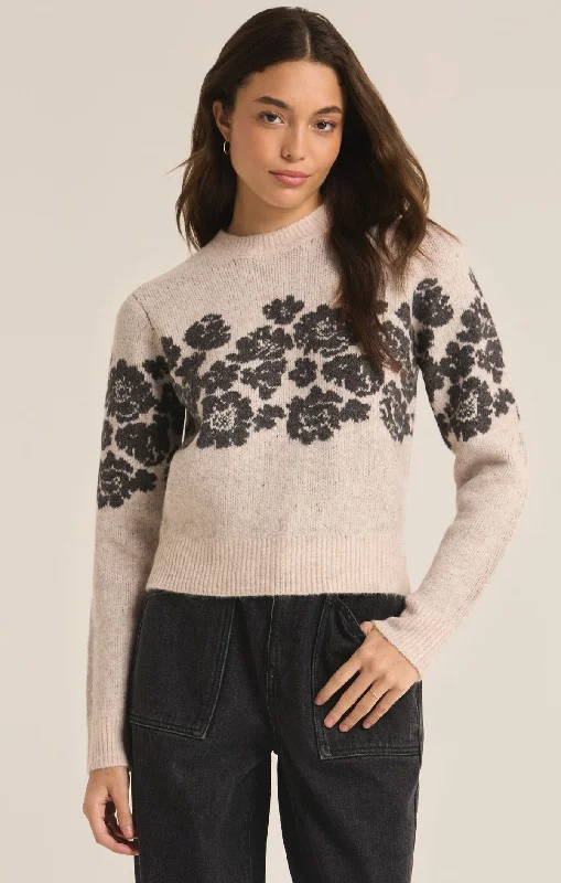 Plus Size Women's Ruffled Hem Sweaters in Floral PrintsPlus Size Women's Ruffled Hem Sweaters in Floral PrintsMarisol Flora Sweater in Light Oatmeal Heather Plus Size Women's Ruffled Hem Sweaters in Floral PrintsPlus Size Women's Ruffled Hem Sweaters in Floral PrintsMarisol Flora Sweater in Light Oatmeal Heather