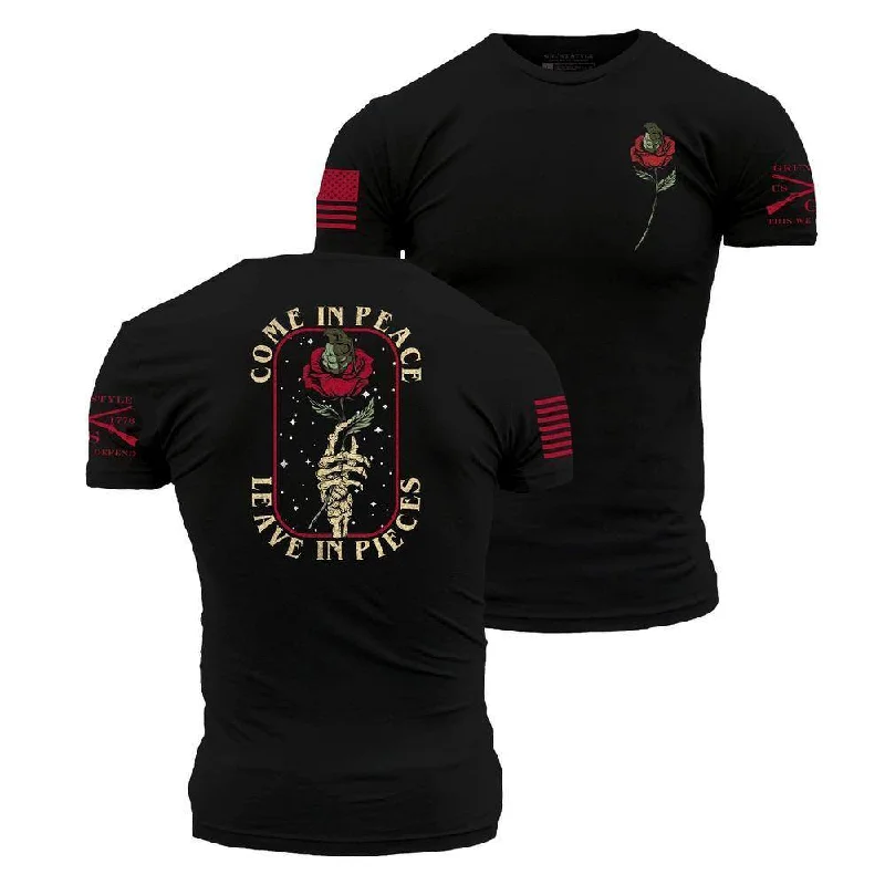 Moisture - Wicking Women T Shirt for Active LifestylesDeath Rose T-Shirt - Black